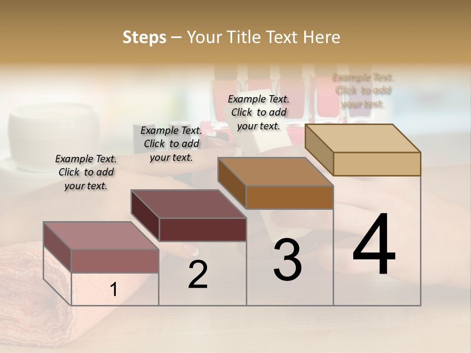 Paint Pampering Closeup PowerPoint Template