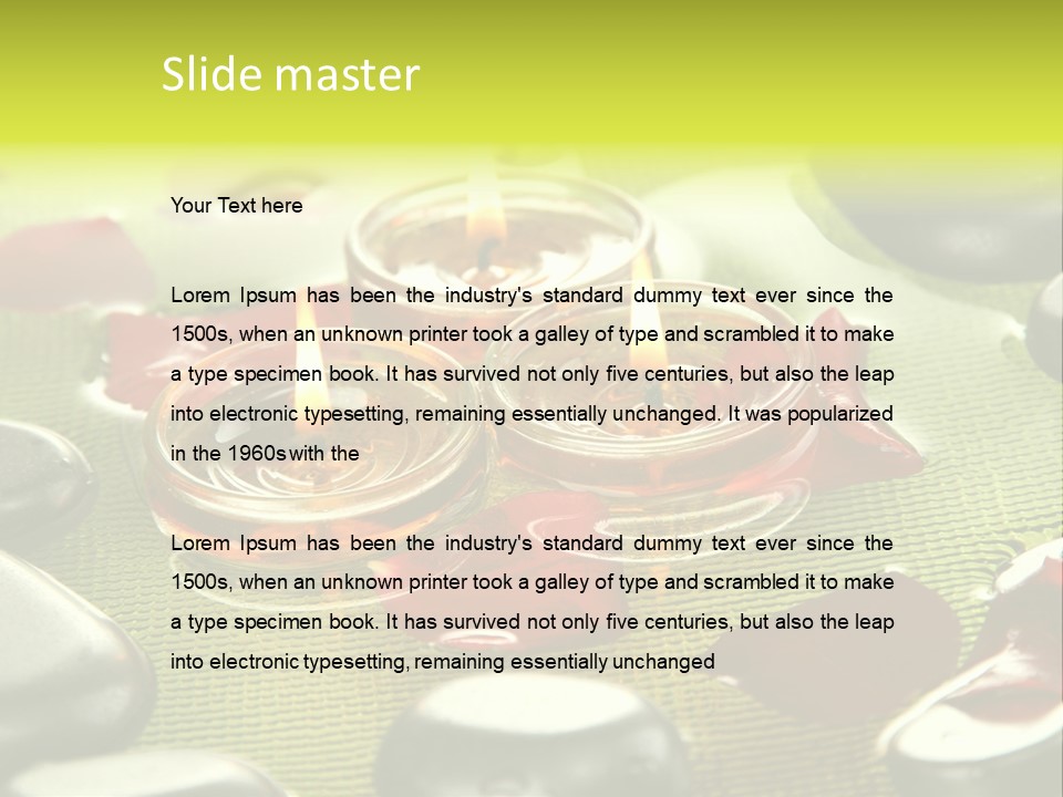 Massage Smooth Spa PowerPoint Template