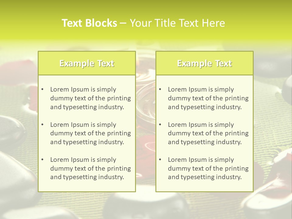 Massage Smooth Spa PowerPoint Template