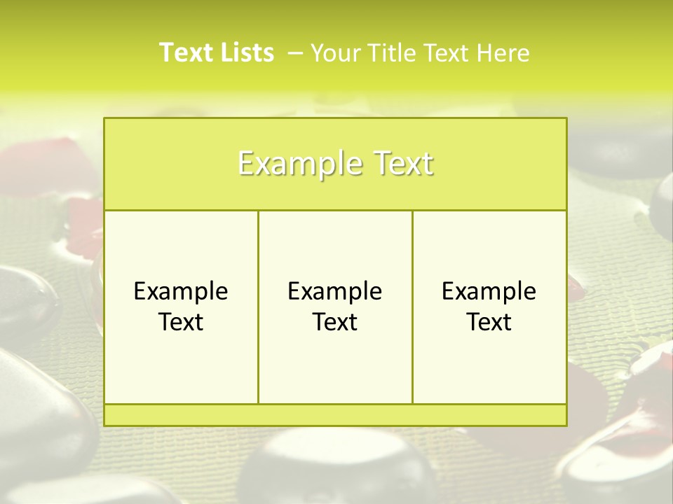 Massage Smooth Spa PowerPoint Template
