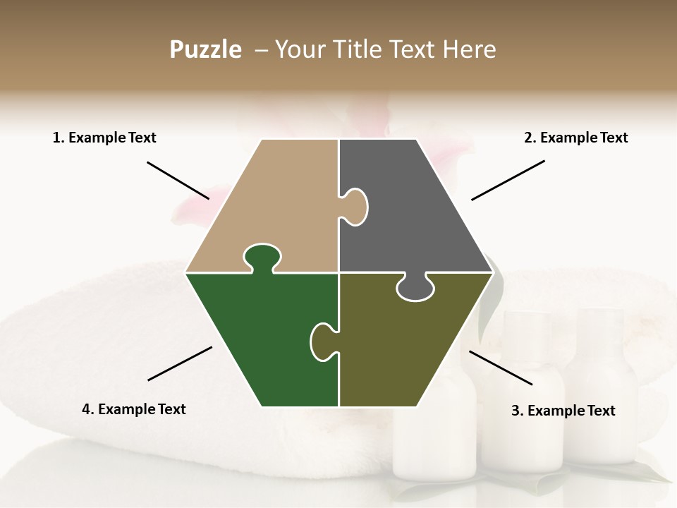 Petal Plant Isolated PowerPoint Template