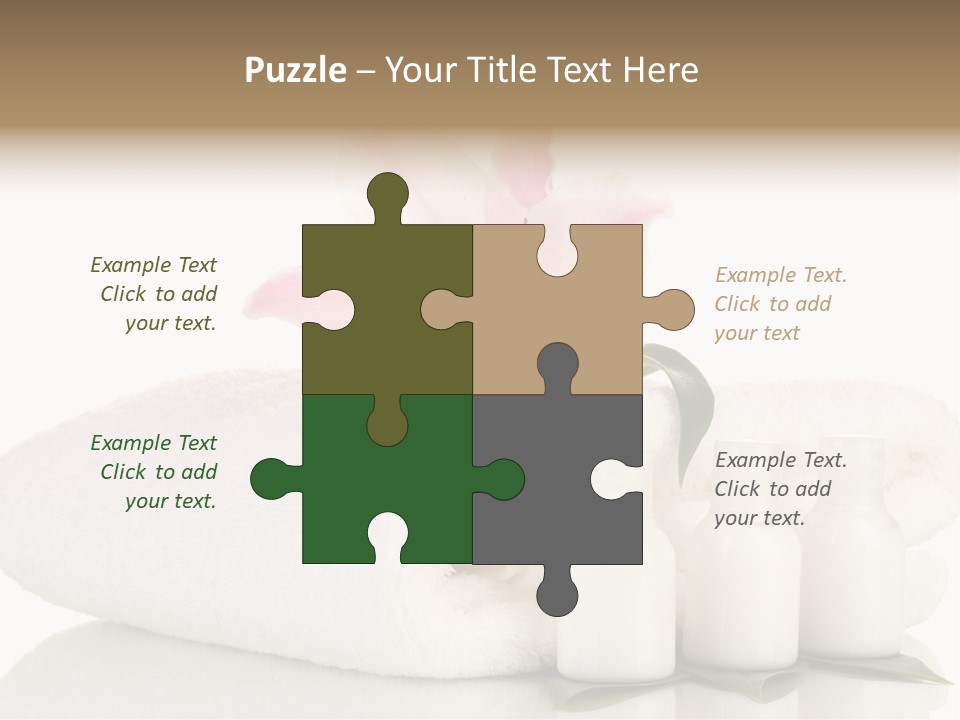 Petal Plant Isolated PowerPoint Template