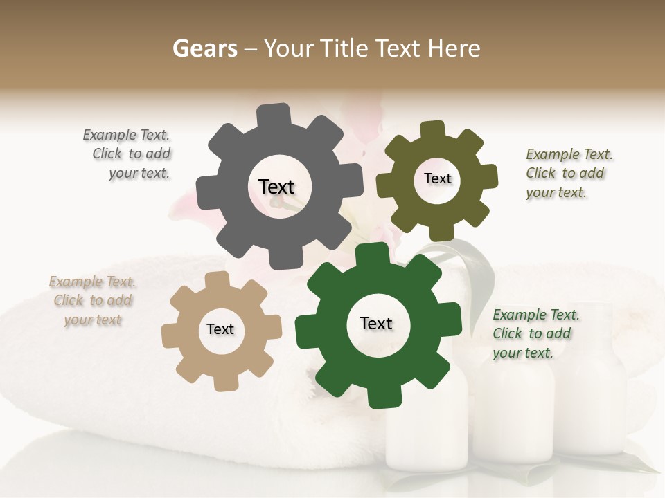 Petal Plant Isolated PowerPoint Template