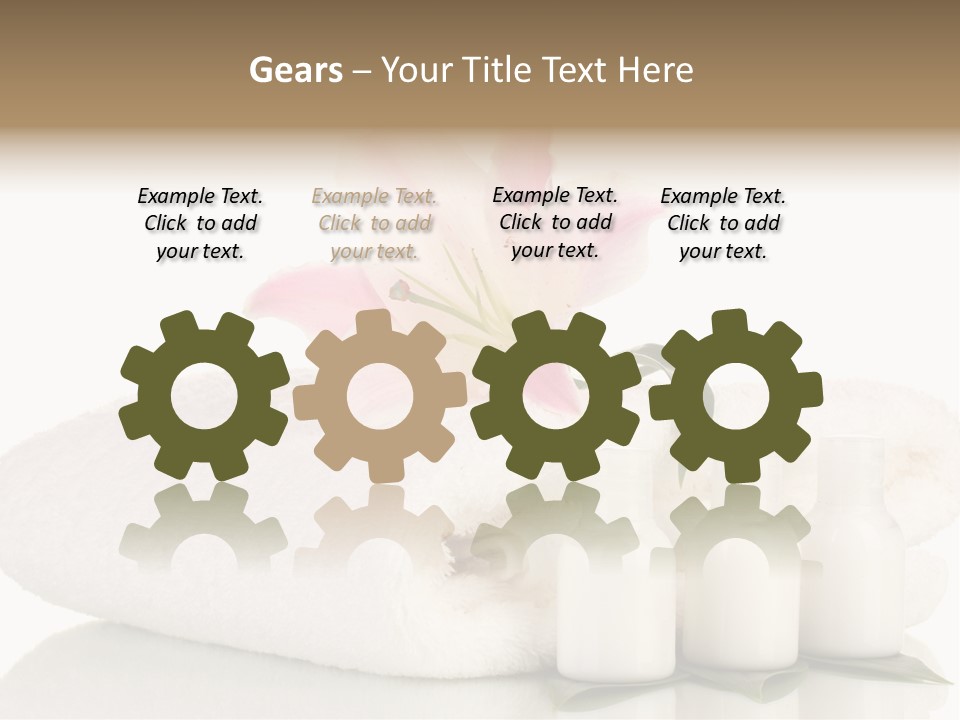 Petal Plant Isolated PowerPoint Template