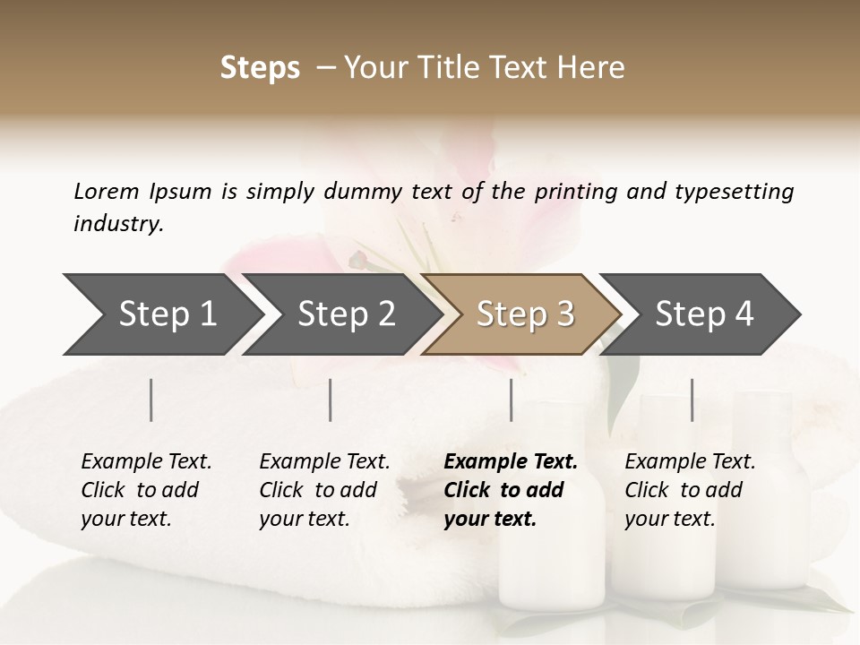 Petal Plant Isolated PowerPoint Template