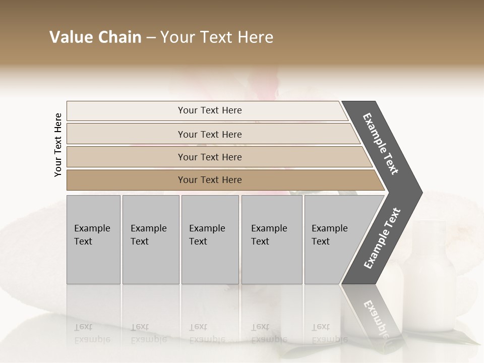 Petal Plant Isolated PowerPoint Template