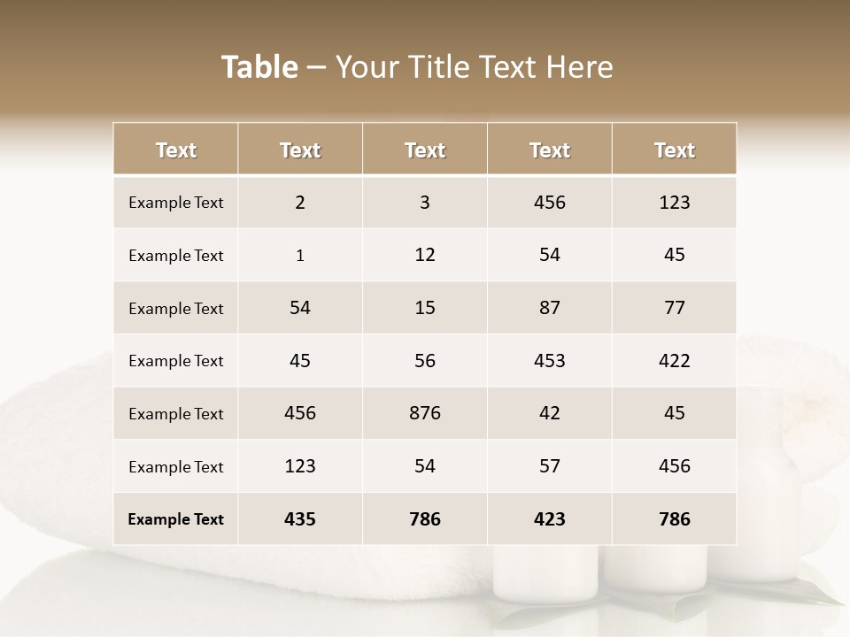 Petal Plant Isolated PowerPoint Template