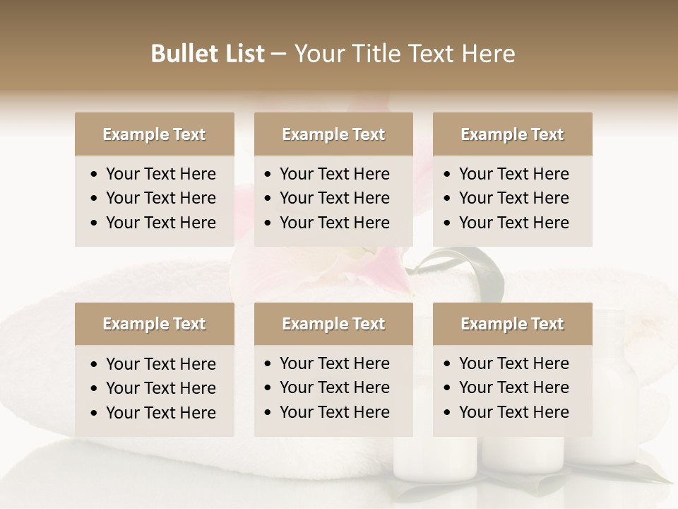 Petal Plant Isolated PowerPoint Template