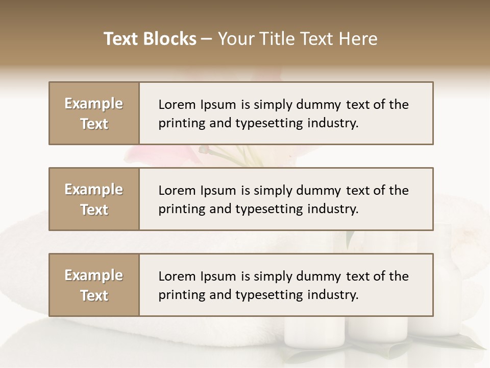 Petal Plant Isolated PowerPoint Template