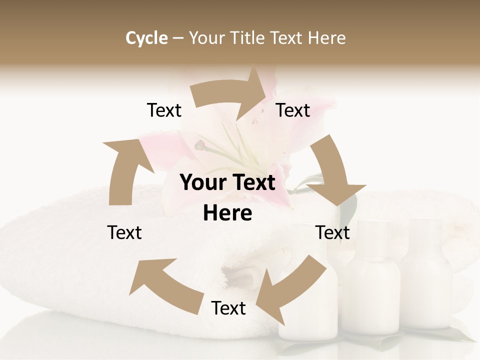 Petal Plant Isolated PowerPoint Template