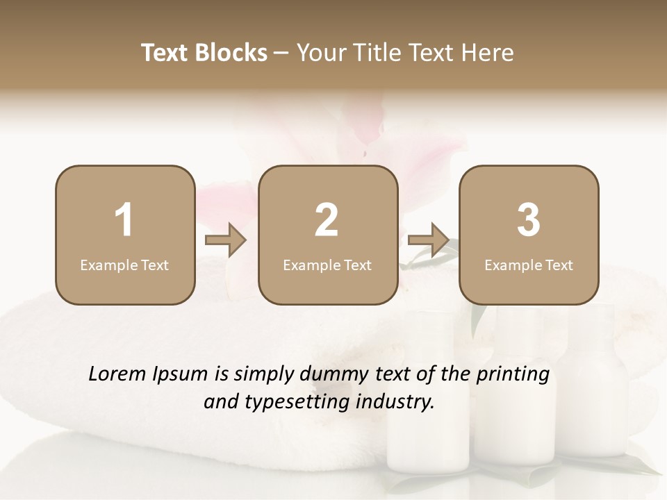 Petal Plant Isolated PowerPoint Template