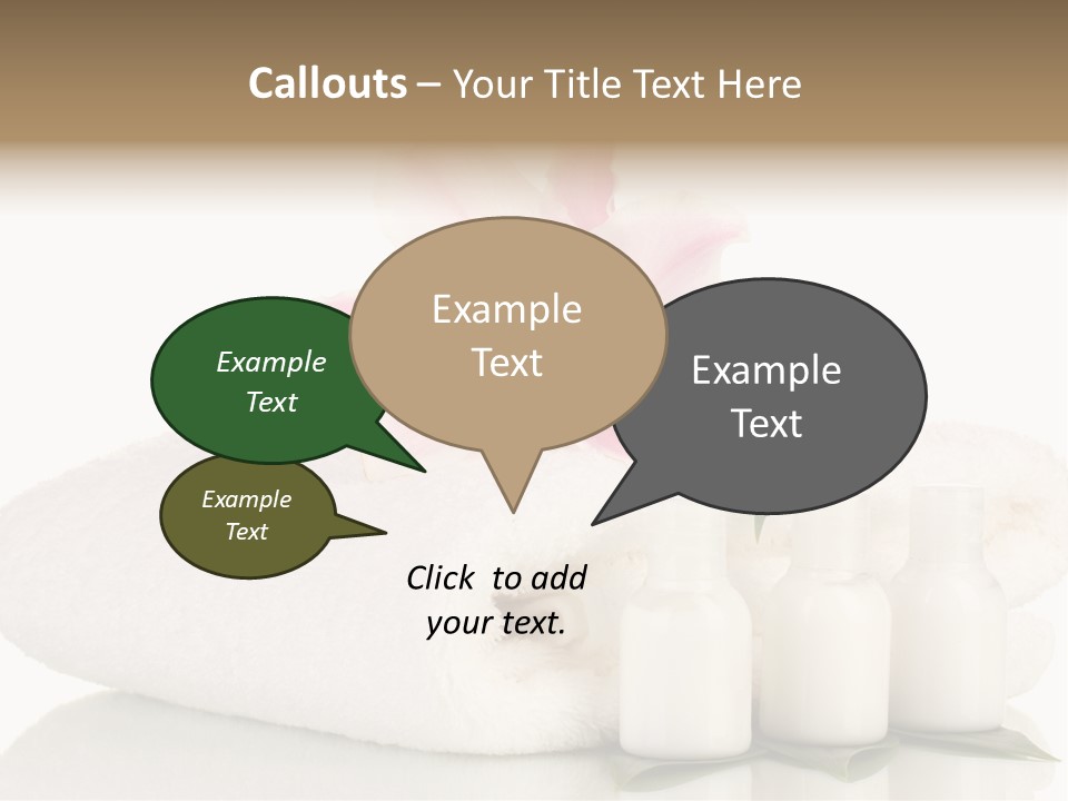 Petal Plant Isolated PowerPoint Template