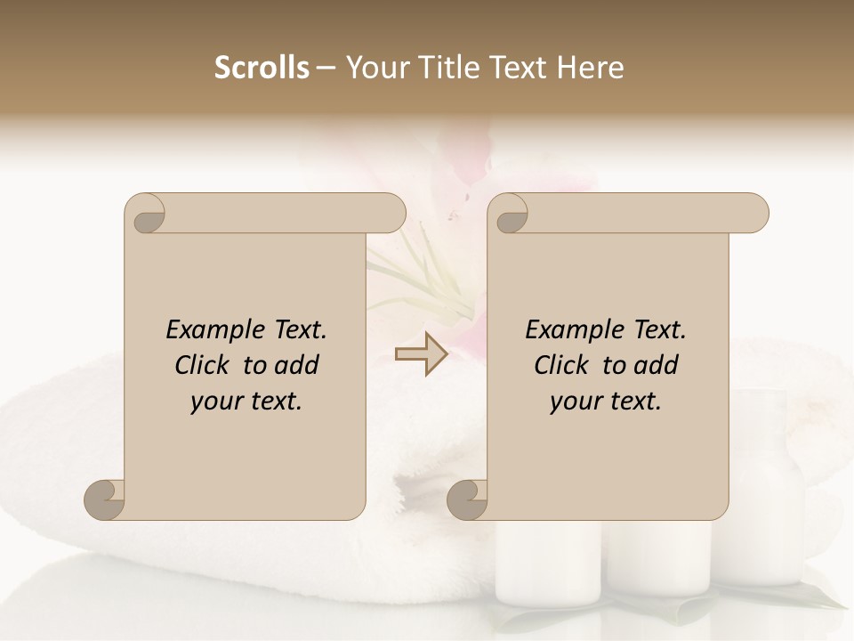 Petal Plant Isolated PowerPoint Template