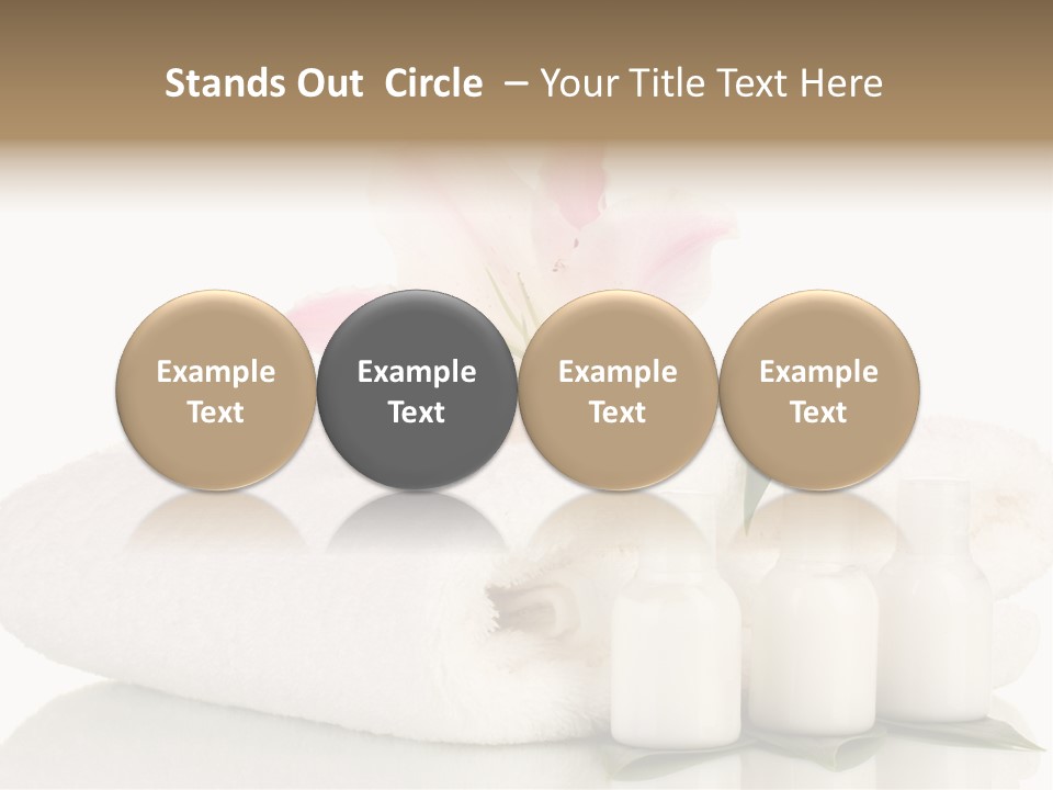 Petal Plant Isolated PowerPoint Template