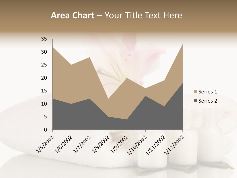 Petal Plant Isolated PowerPoint Template