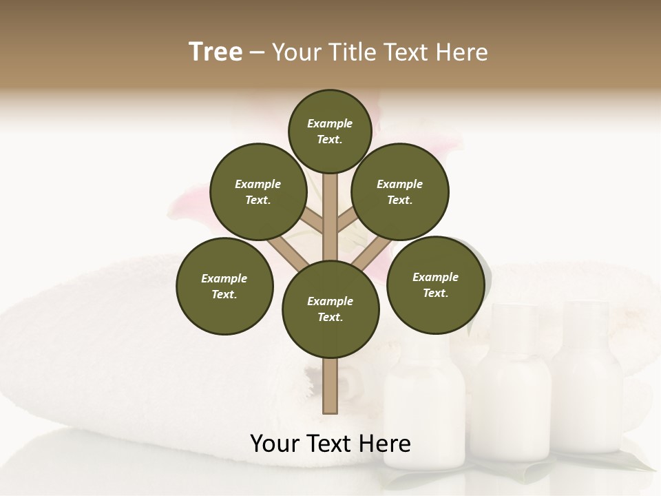 Petal Plant Isolated PowerPoint Template