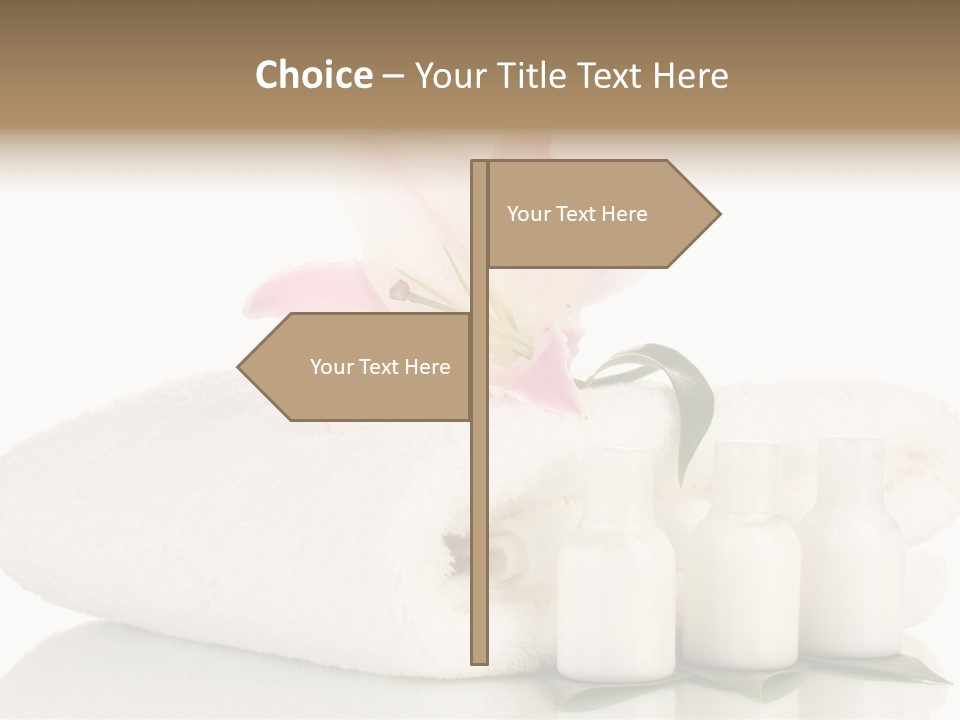 Petal Plant Isolated PowerPoint Template