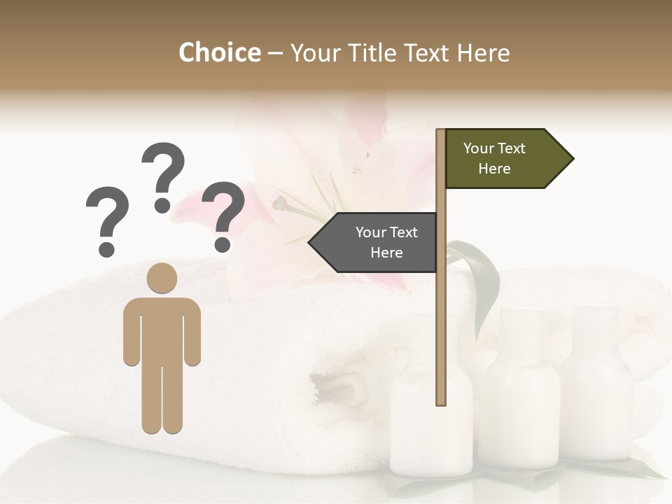 Petal Plant Isolated PowerPoint Template