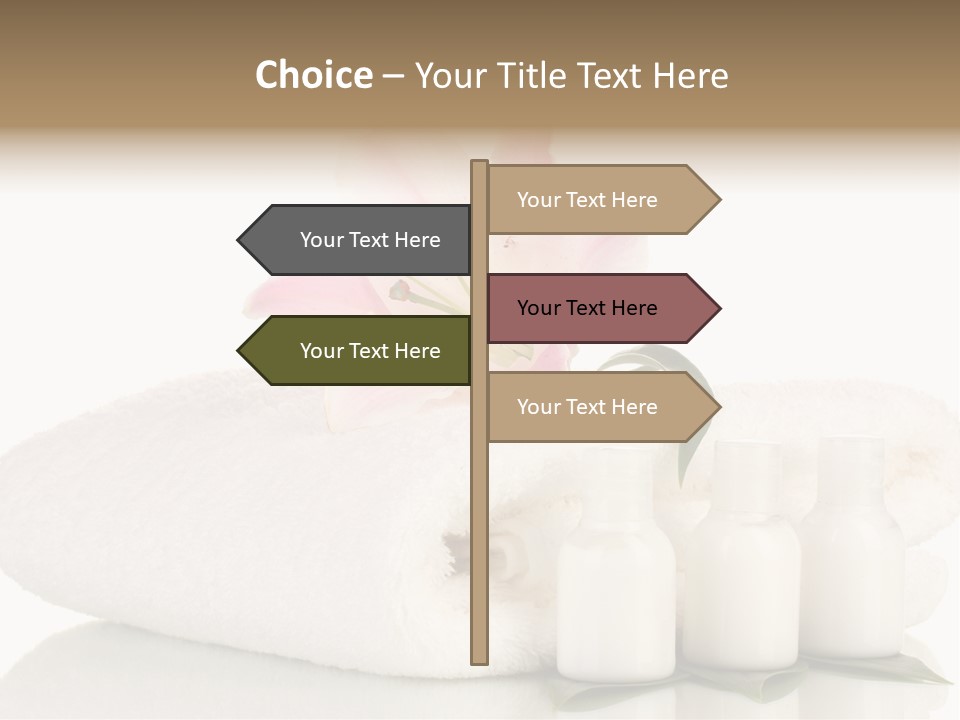 Petal Plant Isolated PowerPoint Template