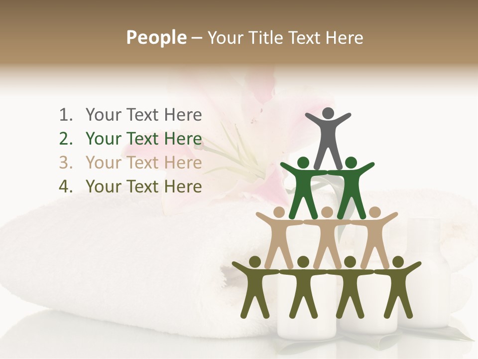 Petal Plant Isolated PowerPoint Template