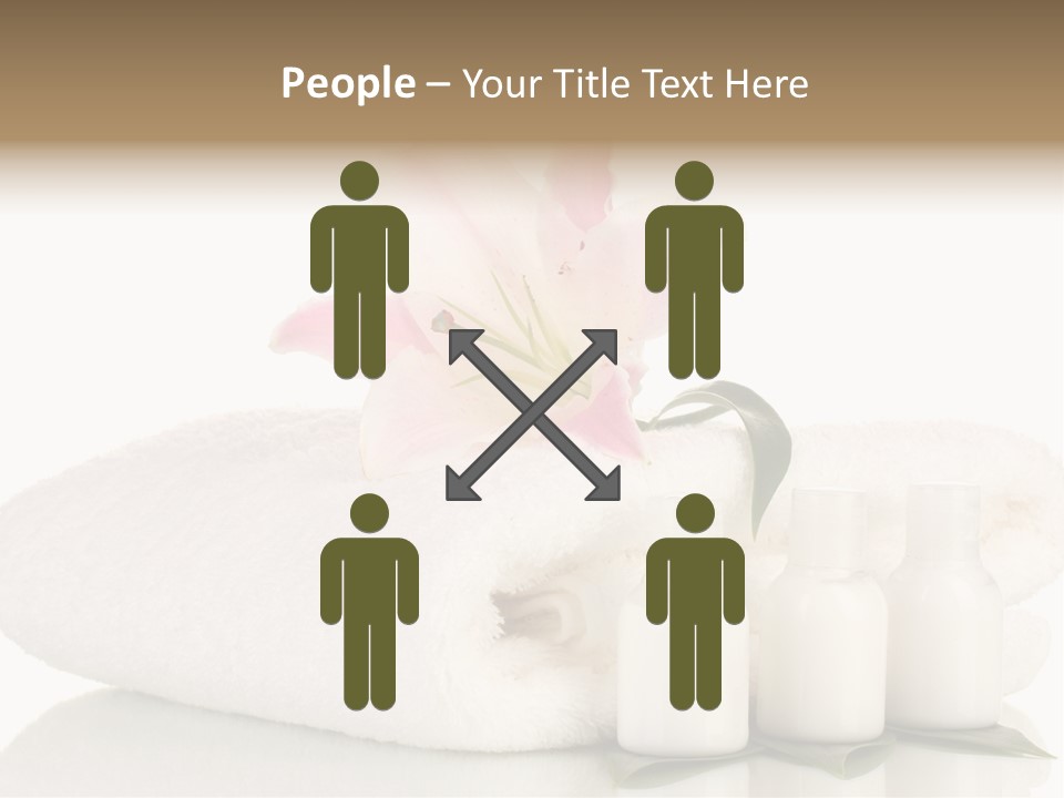 Petal Plant Isolated PowerPoint Template