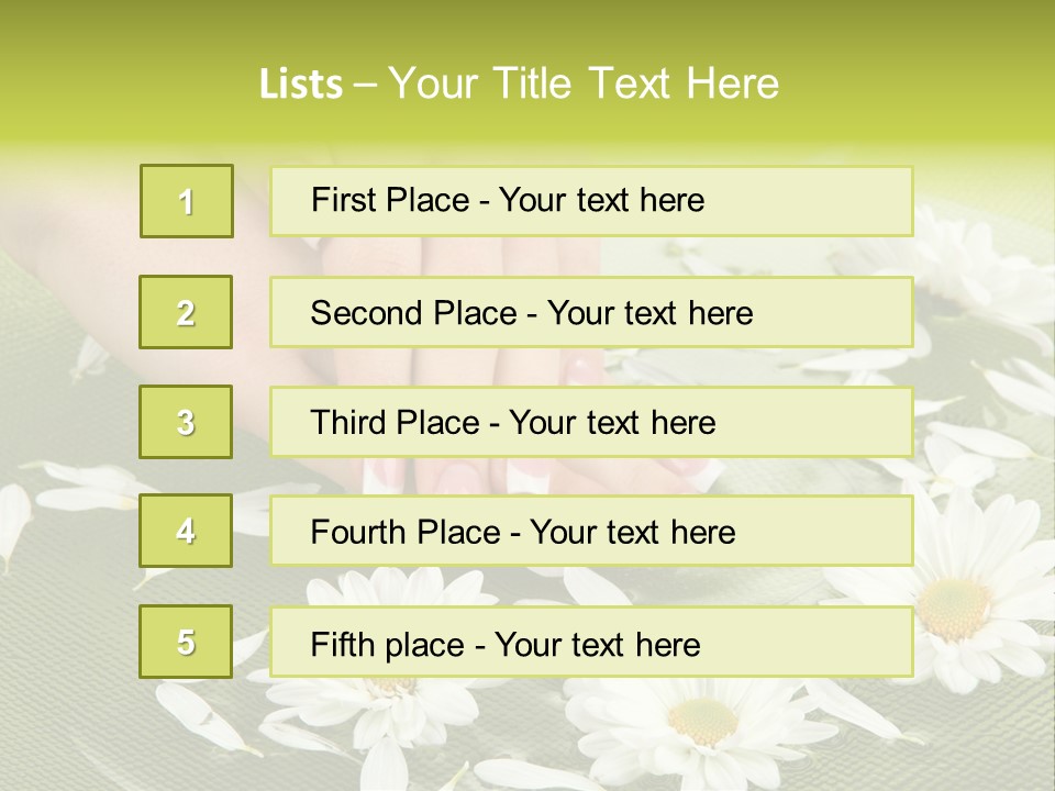 Female Polish Beautiful PowerPoint Template