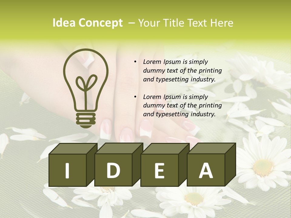 Female Polish Beautiful PowerPoint Template