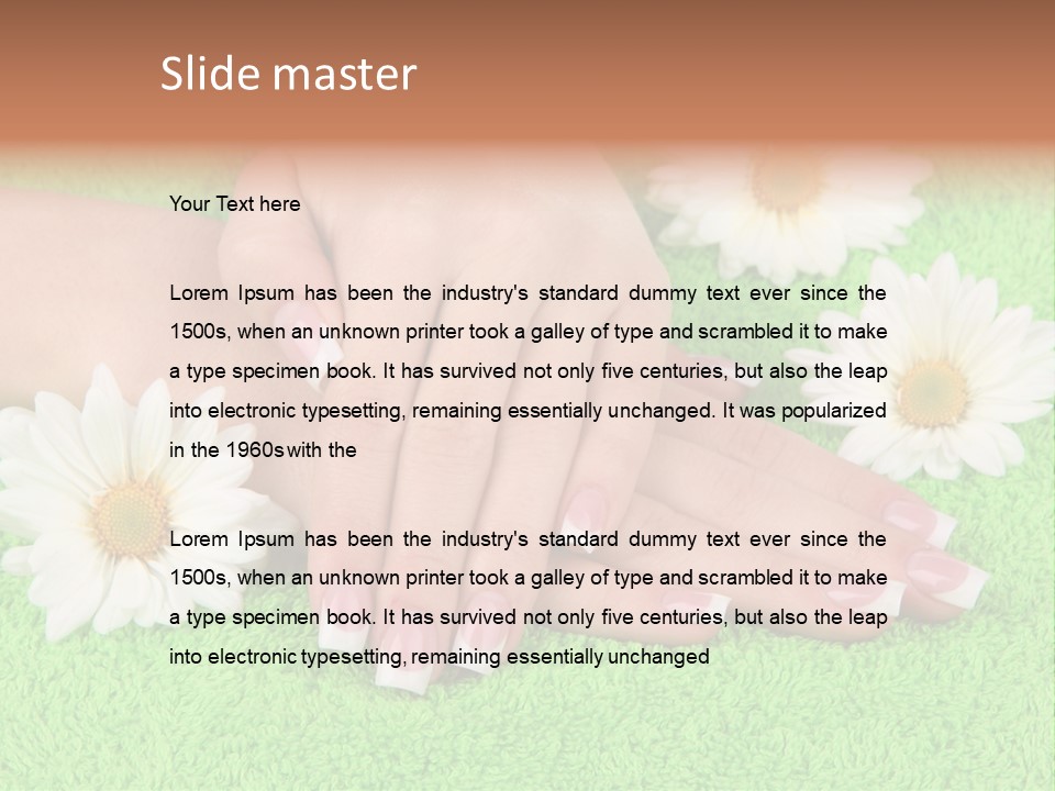 Soft Healthcare French PowerPoint Template