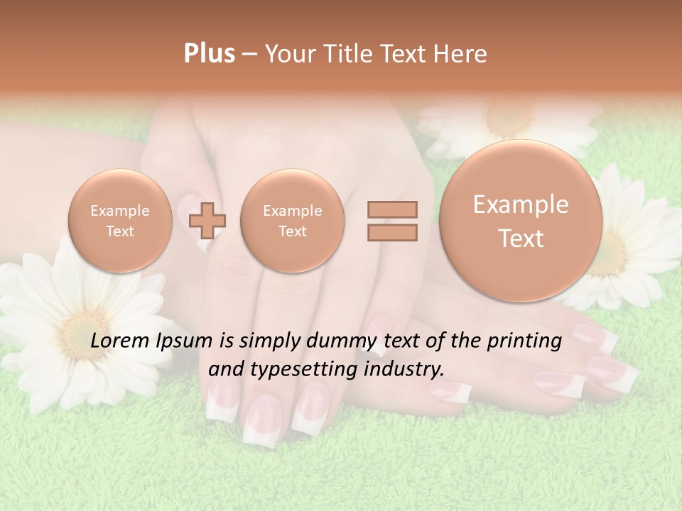 Soft Healthcare French PowerPoint Template