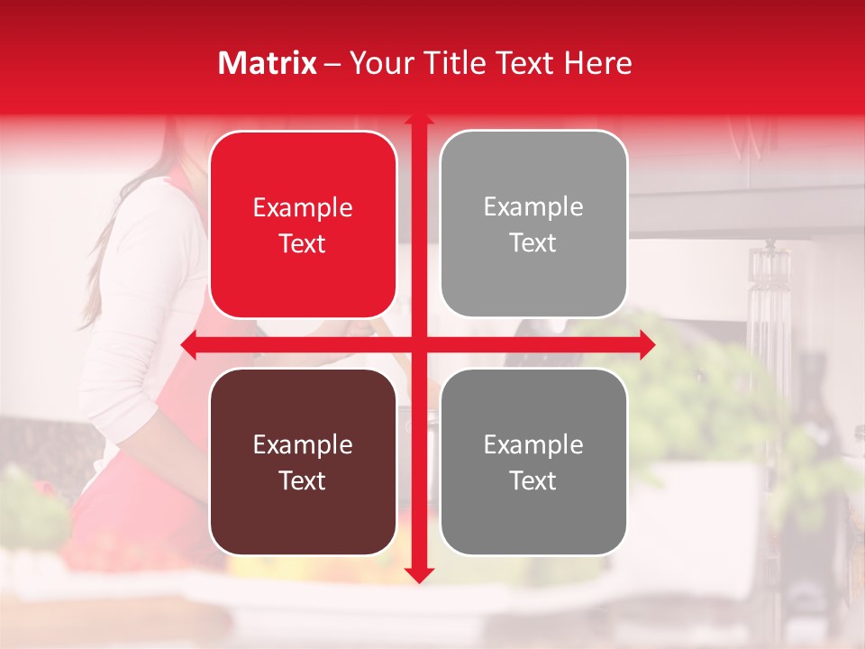 Twenties Red Eating PowerPoint Template