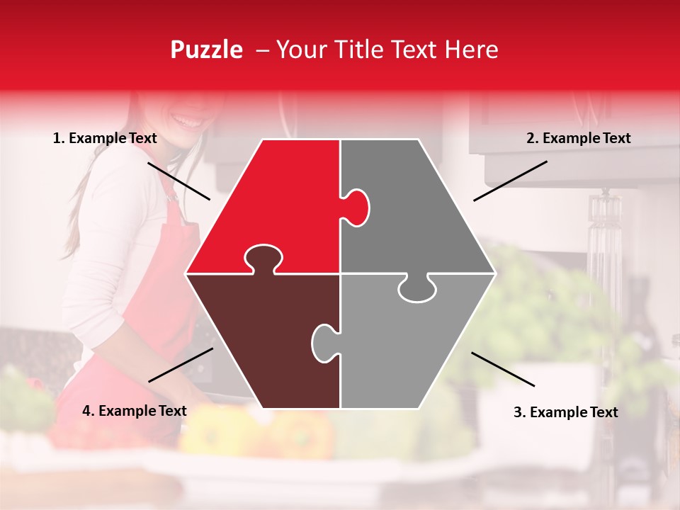 Twenties Red Eating PowerPoint Template