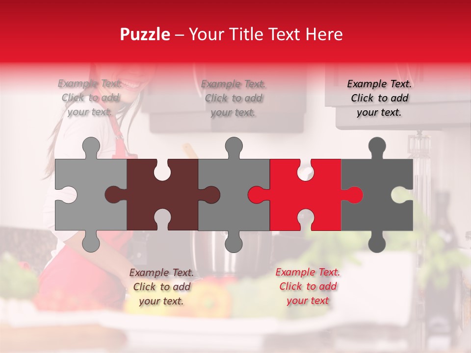 Twenties Red Eating PowerPoint Template