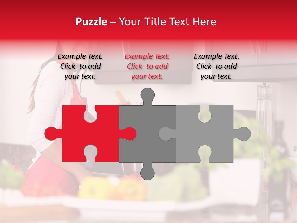 Twenties Red Eating PowerPoint Template