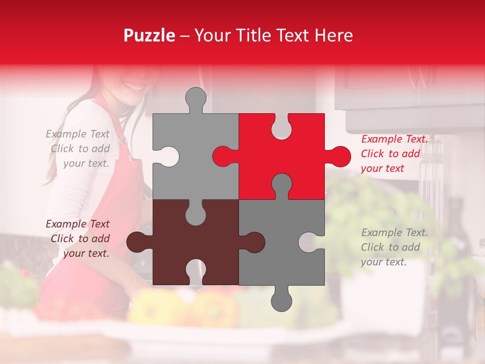 Twenties Red Eating PowerPoint Template