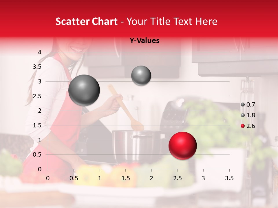 Twenties Red Eating PowerPoint Template