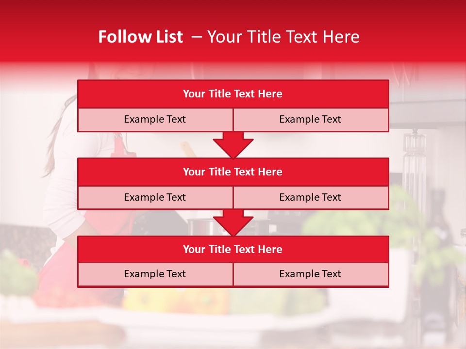 Twenties Red Eating PowerPoint Template