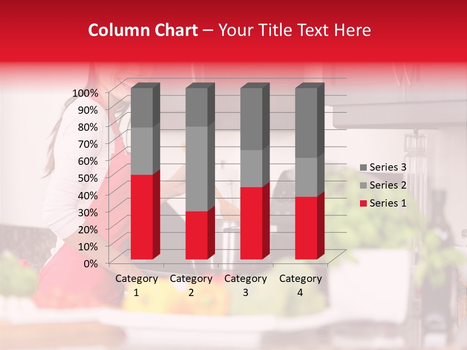Twenties Red Eating PowerPoint Template