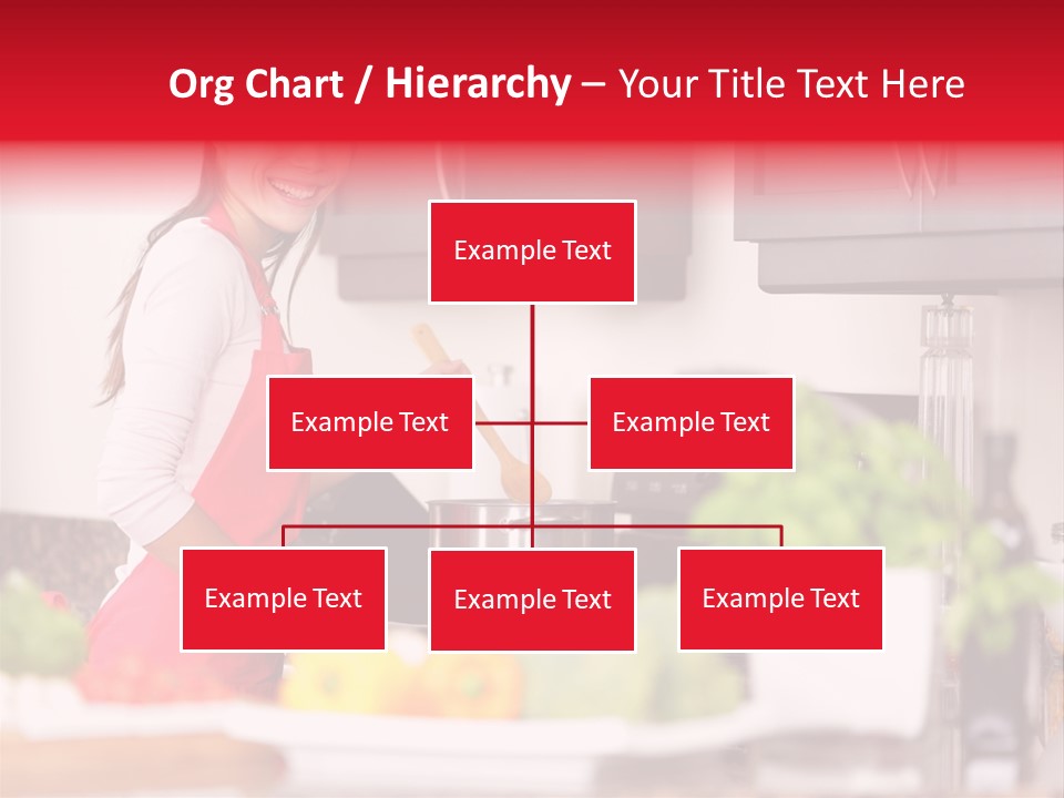Twenties Red Eating PowerPoint Template