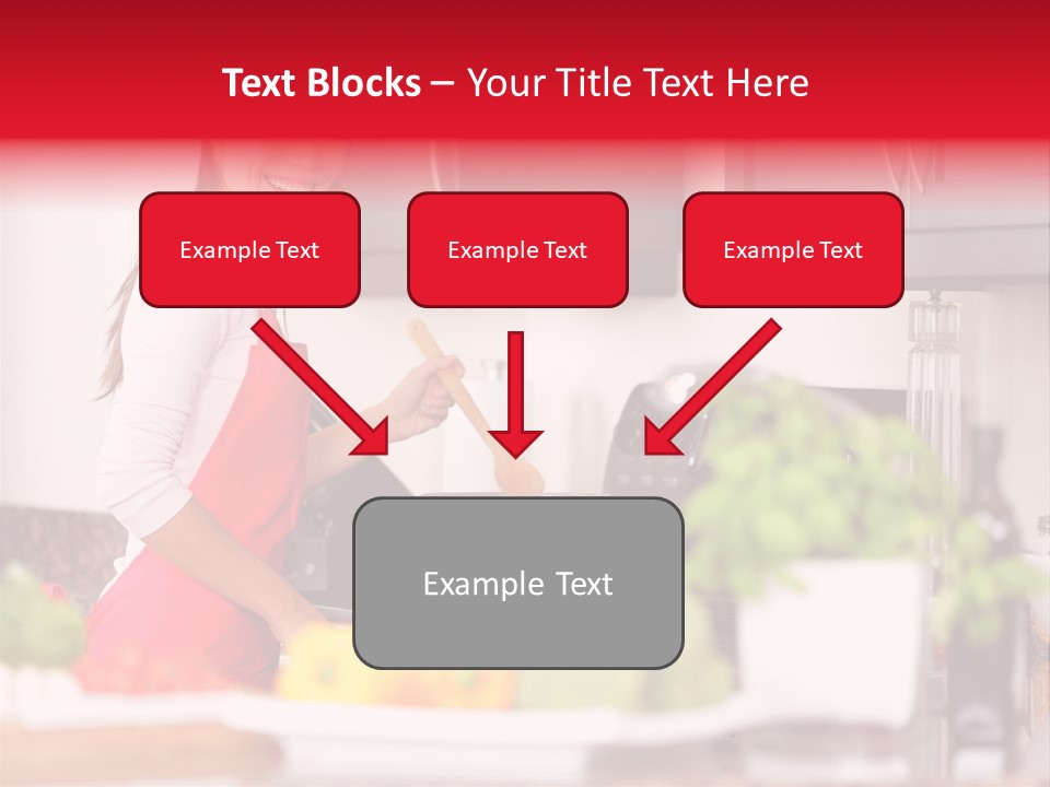 Twenties Red Eating PowerPoint Template