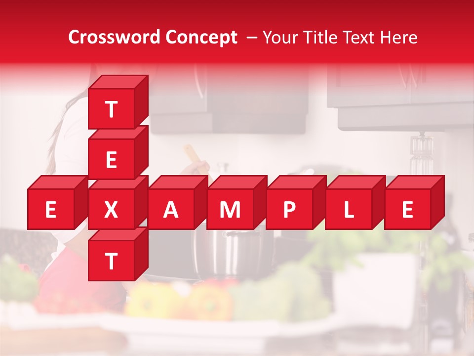 Twenties Red Eating PowerPoint Template