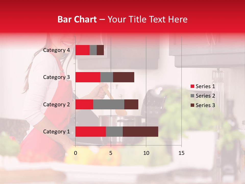 Twenties Red Eating PowerPoint Template