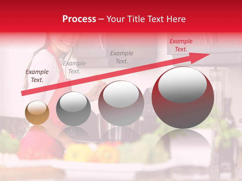 Twenties Red Eating PowerPoint Template