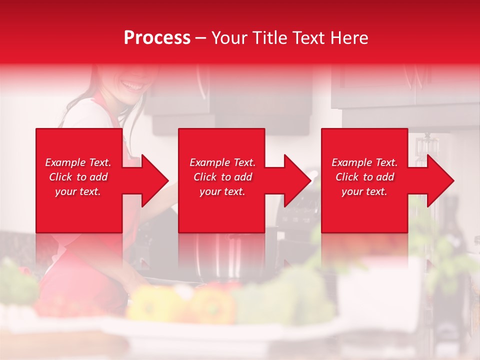 Twenties Red Eating PowerPoint Template