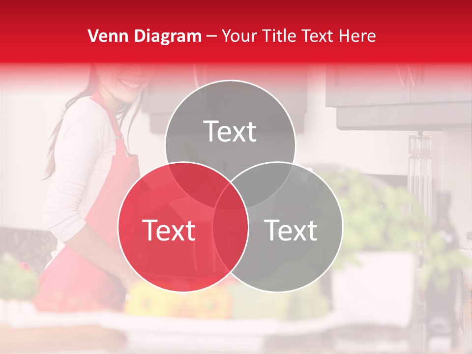 Twenties Red Eating PowerPoint Template