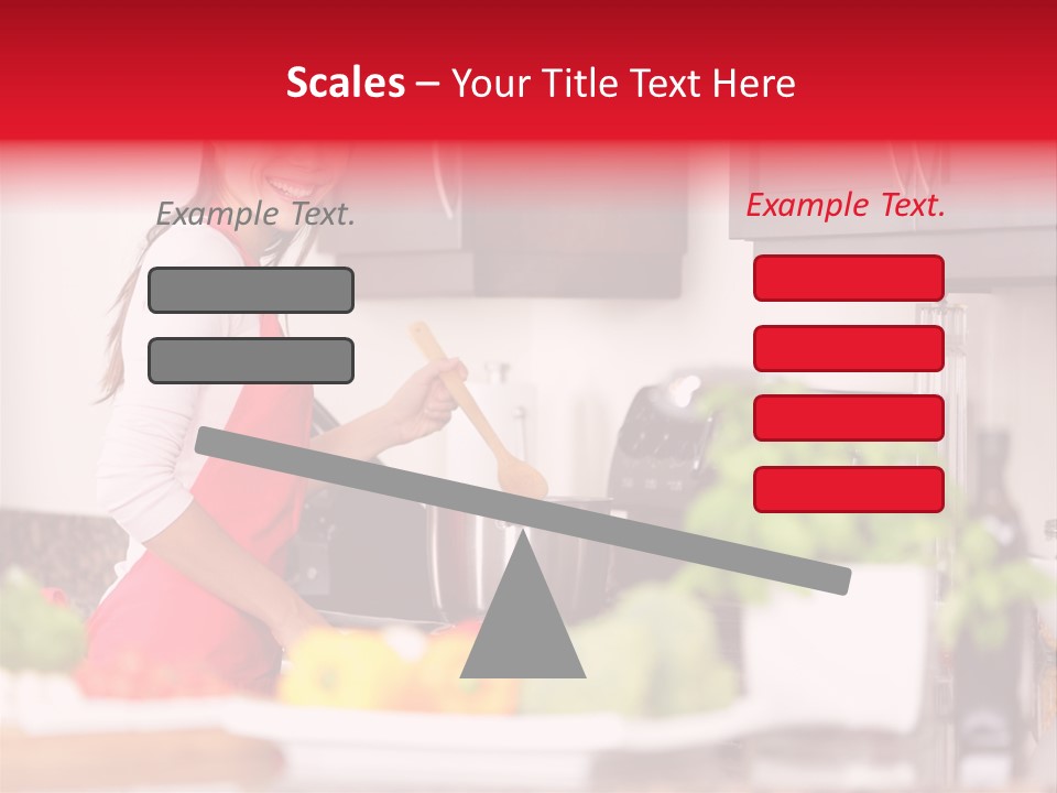 Twenties Red Eating PowerPoint Template