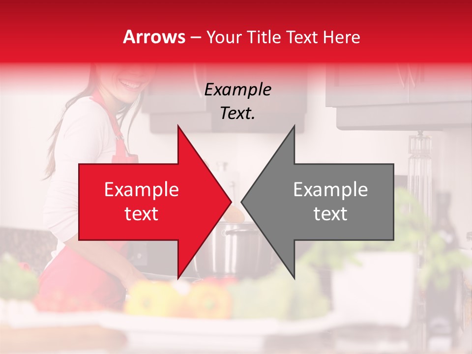 Twenties Red Eating PowerPoint Template