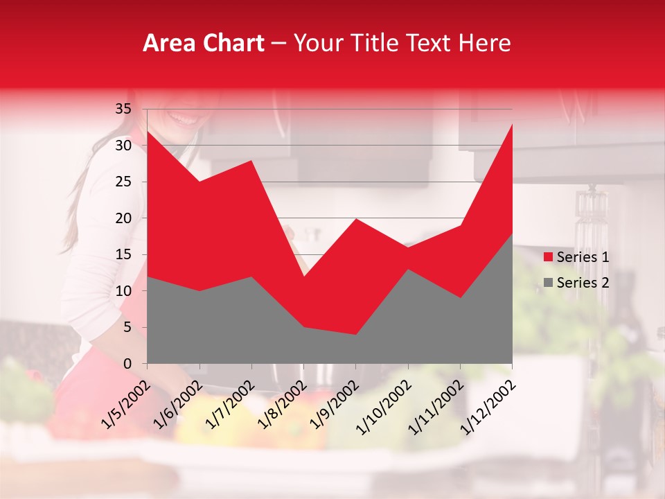 Twenties Red Eating PowerPoint Template