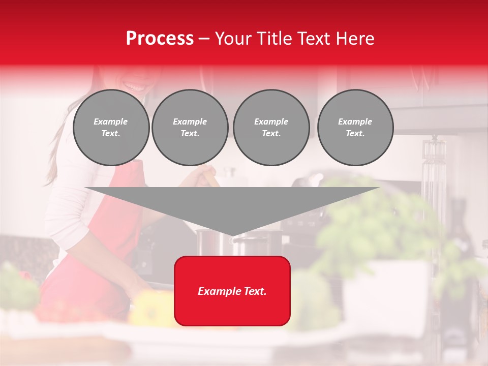 Twenties Red Eating PowerPoint Template