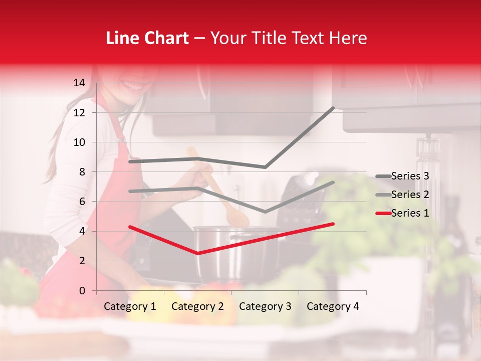 Twenties Red Eating PowerPoint Template
