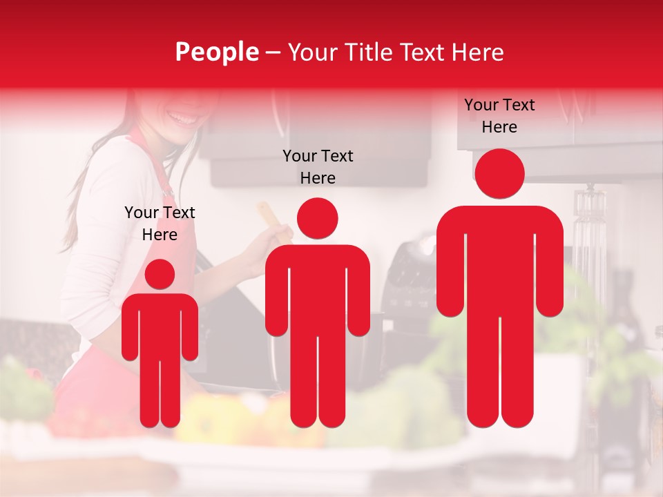 Twenties Red Eating PowerPoint Template